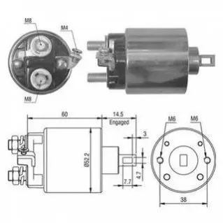 Соленоїд OPEL Combo 1.7D- HITACHI MAGNETI MARELLI AME0022