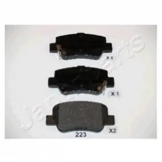 Комплект тормозных колодок, дисковый тормоз JAPANPARTS PP-223AF