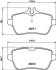 DB Колодки тормозные задн. W222 S-Class 13- HELLA 8DB 355 021-511 (фото 4)