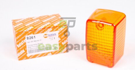 Стекло повторителя поворотов DB 609-709 (желтый) AUTOTECHTEILE 100 8261