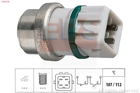 VW Датчик температуры воды T4,Sharan,LT28-46 EPS 1.840.104