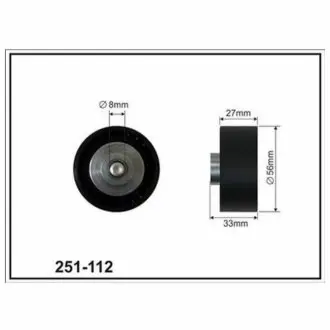 BMW обводний ролик E60/70/90/F10/F11 2,0-3,0d CX CX251112