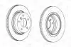 BMW диск гальмівний задн. (вентил.) E46 CHAMPION 562094CH (фото 2)