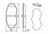 MAZDA К-т передніх гальм. колодок CX-5 11- BOSCH 0986494855 (фото 1)