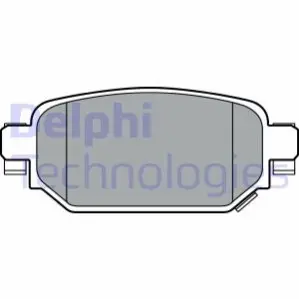 MAZDA Гальмівна колодка задн. 3 13-, CX-3 Delphi LP3393