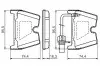 Колодки гальмівні (передні) Audi A4/A5/A6/VW Phaeton 02-17 (Brembo) (з датчиком) (95.5x74.4x16.3) BOSCH 0986494216 (фото 17)