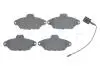 Колодки гальмівні (передні) Fiat 500 07-/Panda 03- (+датчики) BOSCH 0986494115 (фото 1)