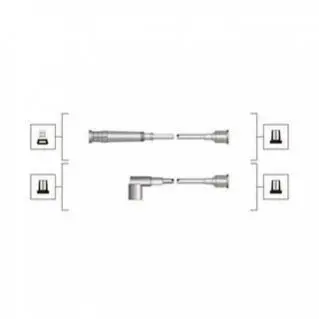 BMW дроти запалювання E28 86-87 MAGNETI MARELLI MSQ0095