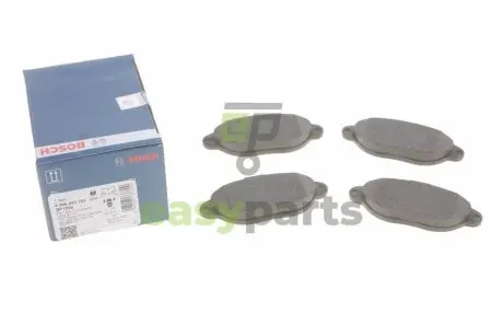 Колодки гальмівні (передні) Fiat 500 07-/Panda 03-/Punto 93-10 BOSCH 0986495255