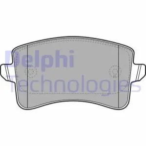Комплект тормозных колодок, дисковый тормоз Delphi LP2106