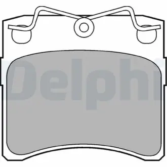 Гальмiвнi колодки дисковi Delphi LP785