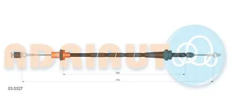 AUDI Трос газу A3 1,8T 96- (1262/980) ADRIAUTO 03.0327