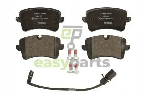 VW гальмівні колодки задн.Audi A6/7 11- Delphi LP2446