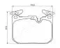 Фото 2 - bmw колодки гальм. передні f20/f30 JAPANPARTS PA-0103AF BMW колодки гальм. передні F20/F30 JAPANPARTS PA-0103AF (фото 2)