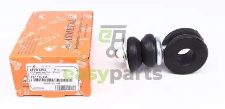 Тяжка стабілізатора (переднього) VW Passat 88-97 (L=82mm) d=23mm ASMETAL 26VW1202