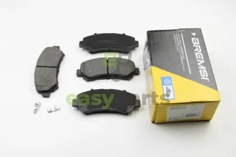 Фото гальмівні колодки пер. X-Trail/Qashqai 07- BREMSI BP3321 Гальмівні колодки пер. X-Trail/Qashqai 07- BREMSI BP3321