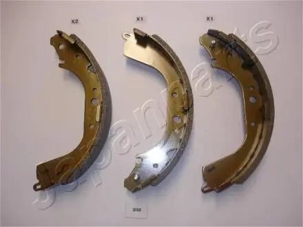Комплект тормозных колодок JAPANPARTS GF-205AF