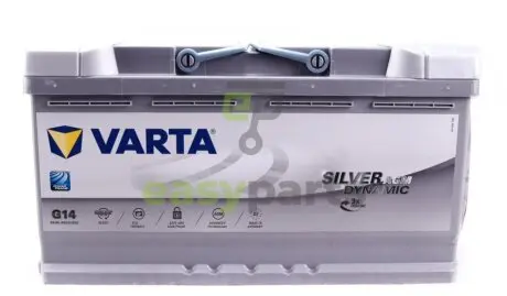 АКБ 95А ч/850А AGM (R+ Стандартні клеми) 353x175x190 B13 - фланець 10.5мм (Пуск/AGM) VARTA 595901085 D852