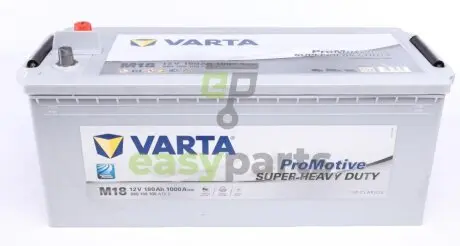 Акумуляторна батарея 180Ah/1000A (513x223x223/+L/B00) Promotive SHD M18 VARTA 680108100 A722
