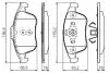 Тормозные колодки RENAULT Laguna &quot;F &quot;07&gt;&gt; BOSCH 0986494381 (фото 6)