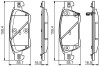 Гальмівні колод. передн. INFINITI G37 -14 BOSCH 0986495134 (фото 1)