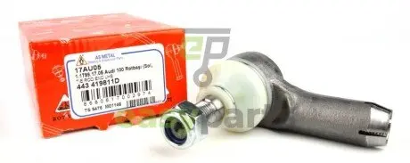 Наконечник тяги рульової (L) Audi 100/200 -91/A6 -97 ASMETAL 17AU05