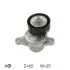 Ролик ремня приводного натяжной (VKM33062) SKF VKM 33062