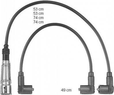 Комплект кабелів високовольтних CHAMPION CLS249