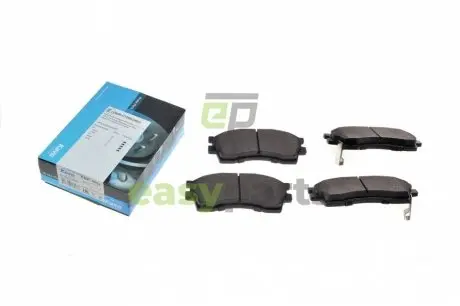 Колодки гальмівні (передні) Kia Rio 00-11/Spectra 01-10 (129.2x43.5x15.5) KAVO PARTS KBP-4002