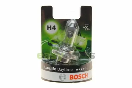 Автолампа H4 12V 60/55W P43t Longlife Daytime (галоген) BOSCH 1987301054