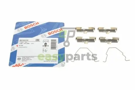 Планка супорта (заднього) прижимна (к-кт) Mazda 626/MX-6 91- (NBK) BOSCH 1987474280