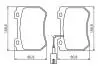 Гальмівні колодки передн. ALFA 159 05- BOSCH 0986494402 (фото 4)