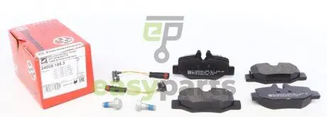 Колодки гальмівні (задні) MB Vito (W639) 03- (Bendix-Bosch) (з аксесуарами) ZIMMERMANN 240081853