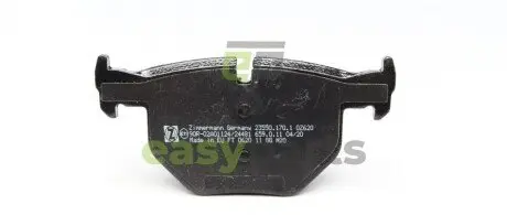 Колодки гальмівні (задні) BMW 3 (E90/E91/E92/E93) 04-13/X1 (E84) 09-15 (Ate-Teves) ZIMMERMANN 23550.170.1