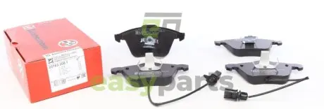 Колодки гальмівні (передні) Audi A4/A6/A8 02- (Ate-Teves) (з датчиками) ZIMMERMANN 23763.200.1