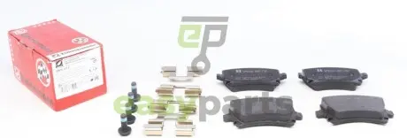 Колодки гальмівні (задні) VW Caddy 03-15 (Lucas-Girling) (з аксесуарами) ZIMMERMANN 23914.170.2