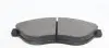 Колодки гальмівні (передні) Citroen Jumper/Fiat Ducato/Peugeot Boxer 06- (Brembo) (з датчиком) ZIMMERMANN 24468.190.1 (фото 1)
