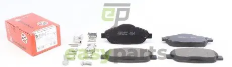 Колодки гальмівні (передні) Peugeot 308/3008 07-16 (Bendix-Bosch) (з аксесуарами) ZIMMERMANN 24660.180.2
