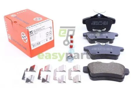 Колодки гальмівні (задні) Citroen C4/Peugeot 308/508 09- (Girling) ZIMMERMANN 24922.170.1