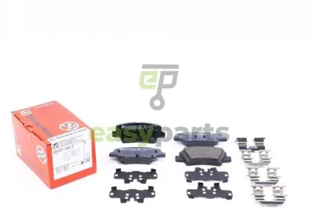 Колодки гальмівні (задні) Kia Ceed/Rio III/Hyundai Accent/Tucson/i20/i30/i40 10-(Akebono)(з аксес) ZIMMERMANN 25337.160.2