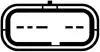 Витратомір повітря (6 конт.) FORD FIESTA V/PEUGEOT 206, 207 1.4D 01- HELLA 8ET 009 142-391 (фото 2)