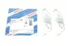 Планка супорта (заднього) прижимна (к-кт) BMW 5 (E60)/X5 (E70)/X6 (E71/F16) 01- (Teves) BOSCH 1987474693 (фото 1)