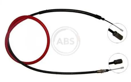 Трос ручного тормоза Xsara (03-12) Пр. A.B.S. K17358