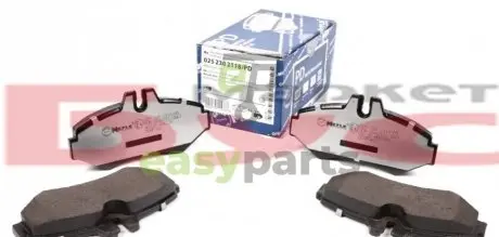 Колодки гальмівні (задні) MB Sprinter 208-316 96- (Bosch) (Platinum) MEYLE 025 230 2118/PD