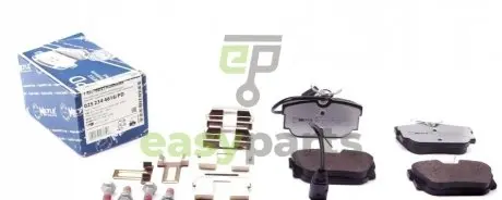 Колодки гальмівні (задні) VW T4 98-00- R16 (з датчиками) MEYLE 025 234 4616/PD