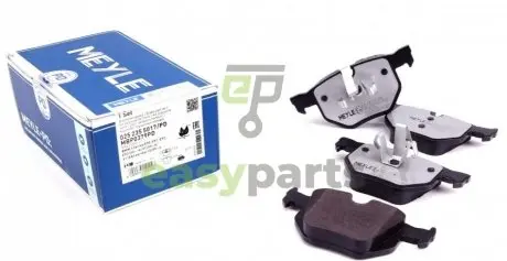 Колодки гальмівні (задні) BMW 3 (E90-E93) 05- MEYLE 025 235 5017/PD