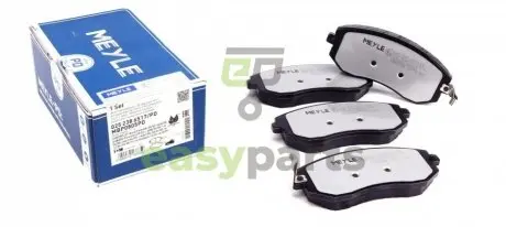 Колодки гальмівні (передні) Subaru Forester/Legacy 02-09 MEYLE 025 238 6517/PD