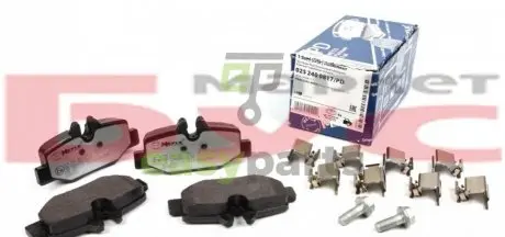Колодки гальмівні (задні) MB Vito (W639) 03- (Platinum) MEYLE 025 240 0817/PD