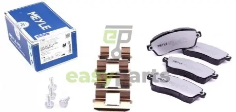 Колодки гальмівні (передні) Ford Fiesta 08- (TRW) MEYLE 025 242 8316/PD