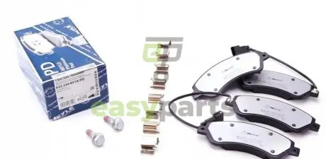 Колодки гальмівні (передні) Ford Transit V347 06- (FWD) (Bosch) Q+ (з датчиком) MEYLE 025 244 8518/PD
